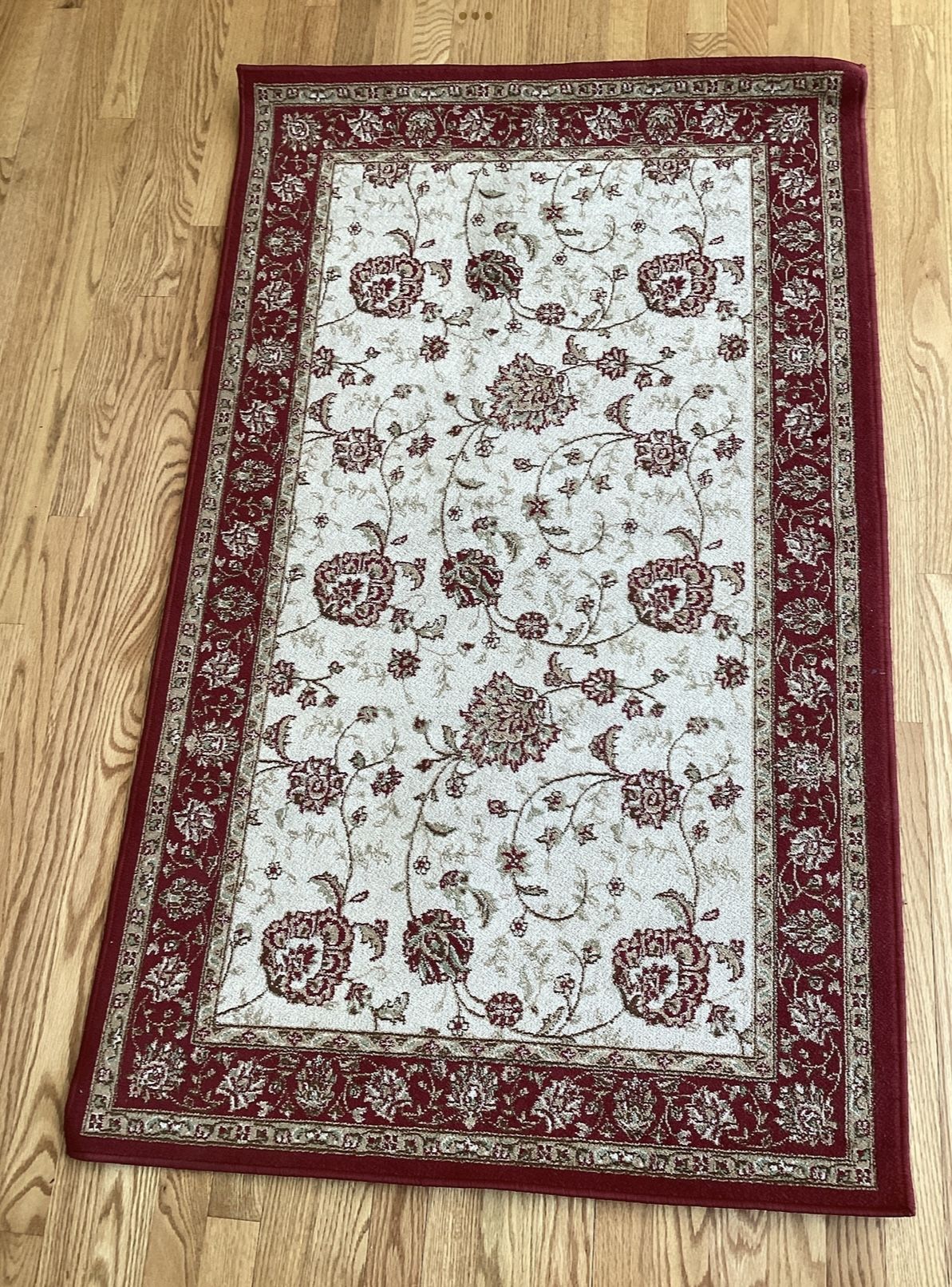 Area Accent Rug Burgundy Red 3 x 4.5 - photo 4
