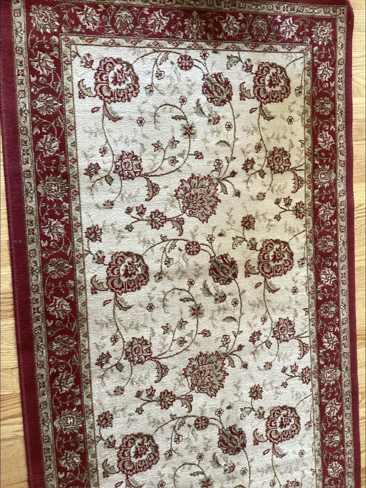 Area Accent Rug Burgundy Red 3 x 4.5 - photo 5