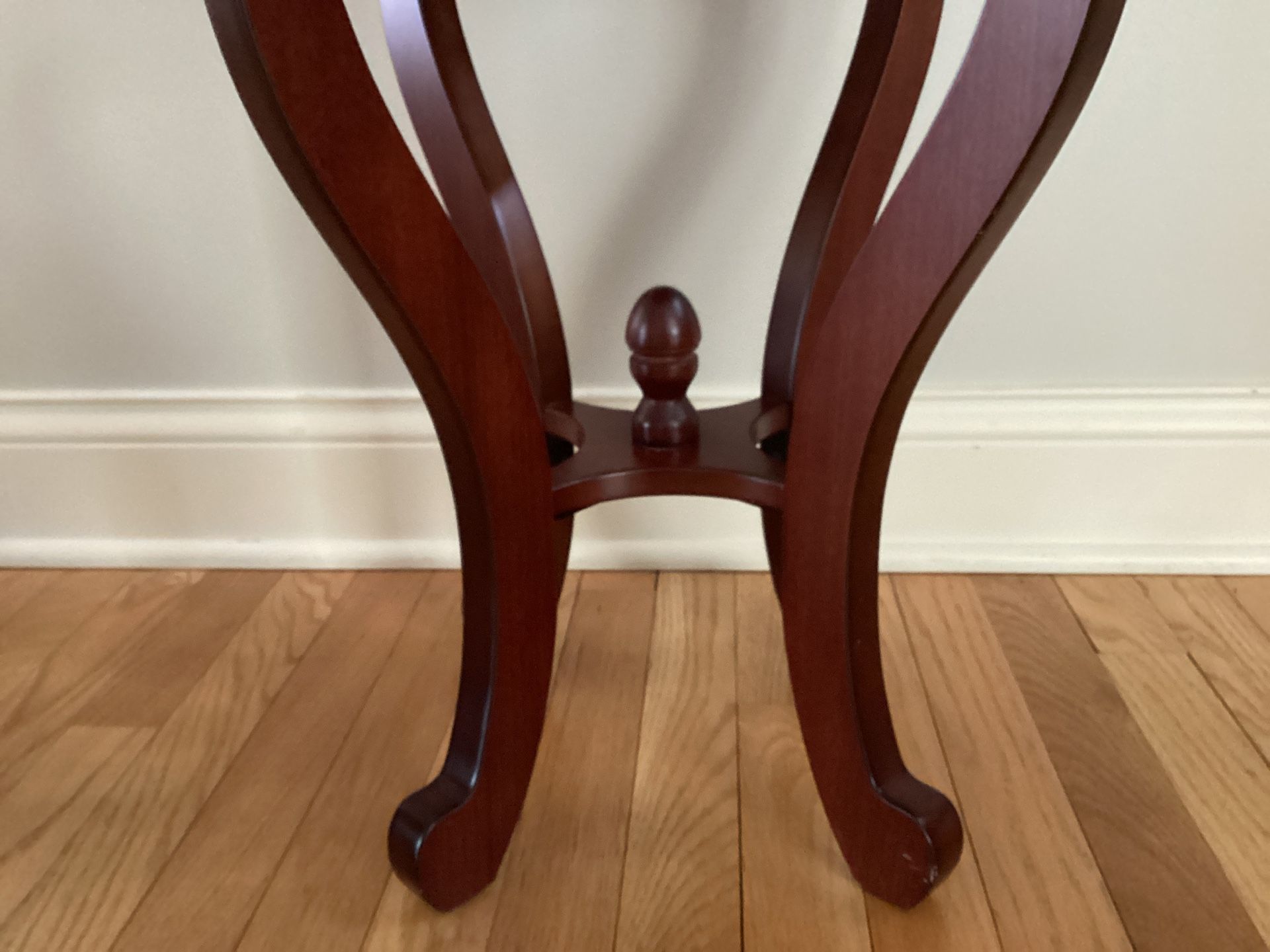Wooden Accent Side Table Octagon Shape For Home Decor - photo 4