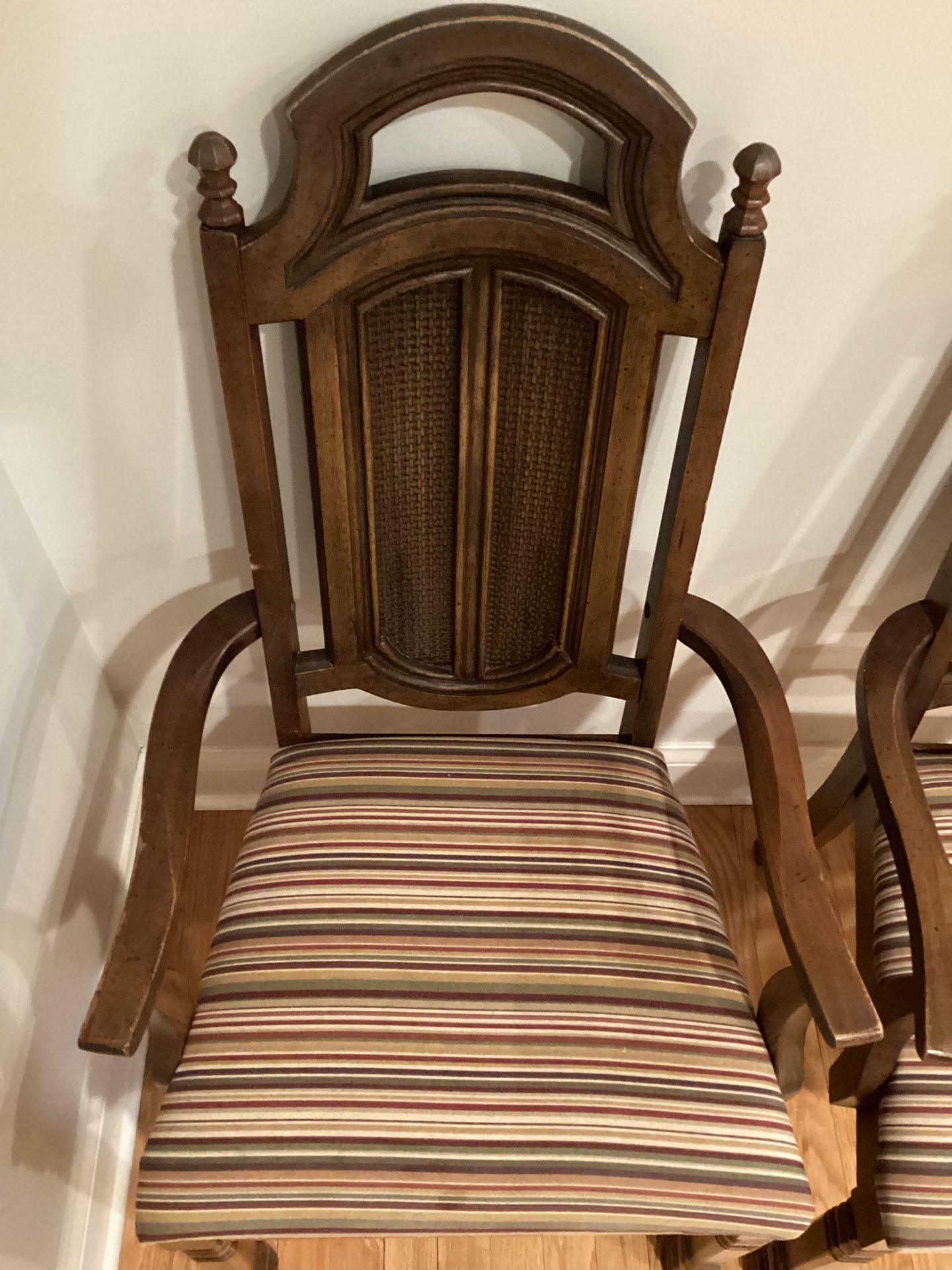 Vintage Antique Arm Chair Solid Wood (Set of 2) - photo 3
