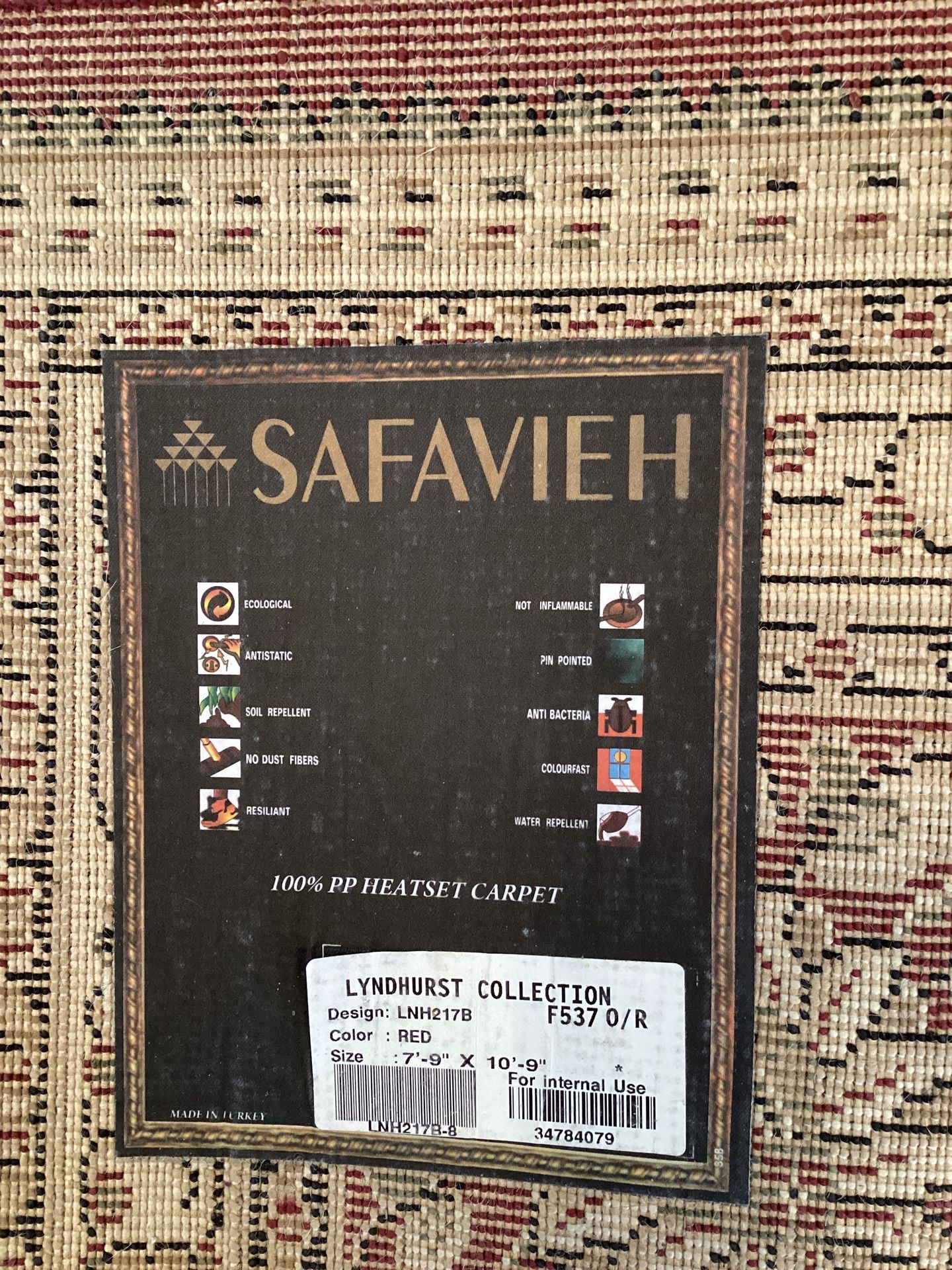 Safavieh Area Rug Made In Turkey 7.9 x10.9 - photo 3