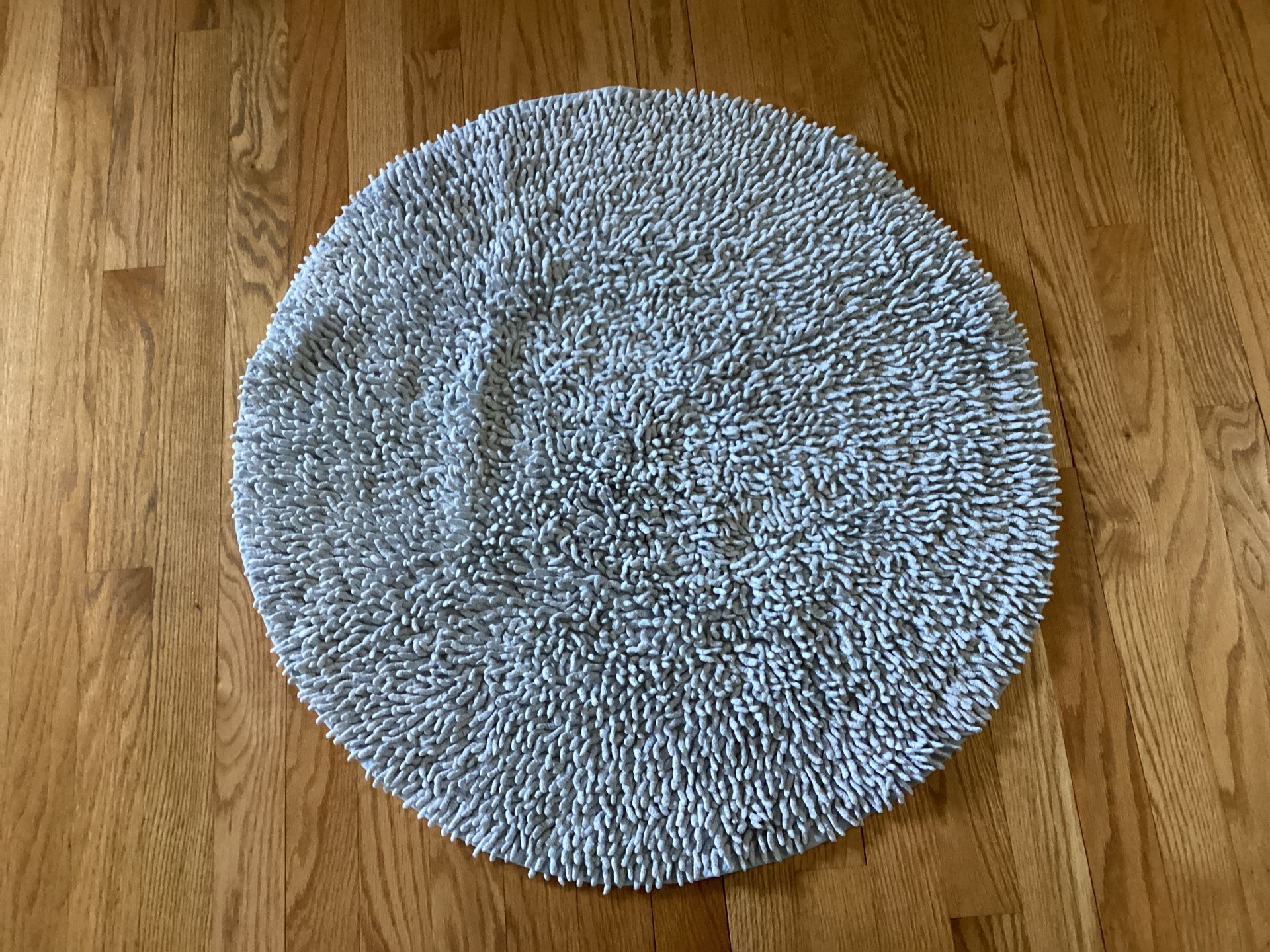 Floor Mat Rug Bathroom Mat Rug Round Right Blue