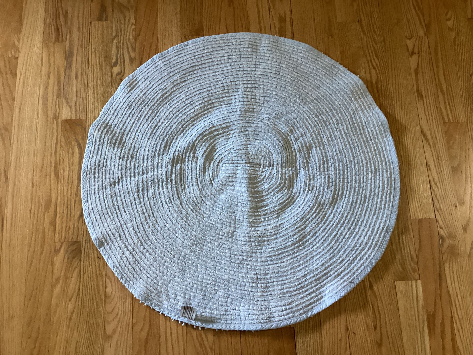 Floor Mat Rug Bathroom Mat Rug Round Right Blue - photo 2