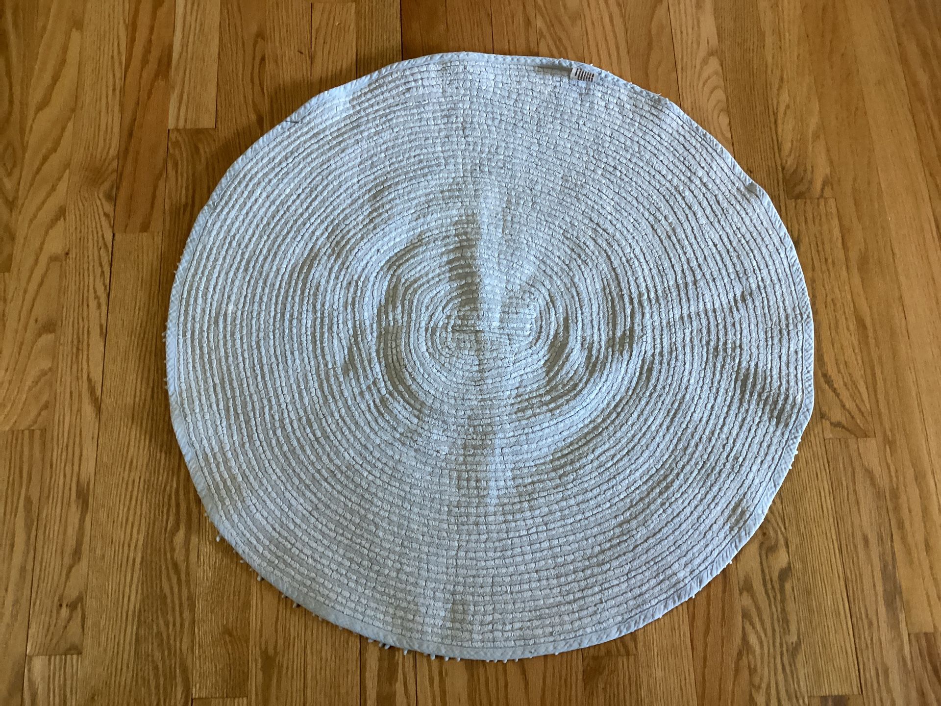 Floor Mat Rug Bathroom Mat Rug Round Right Blue - photo 3