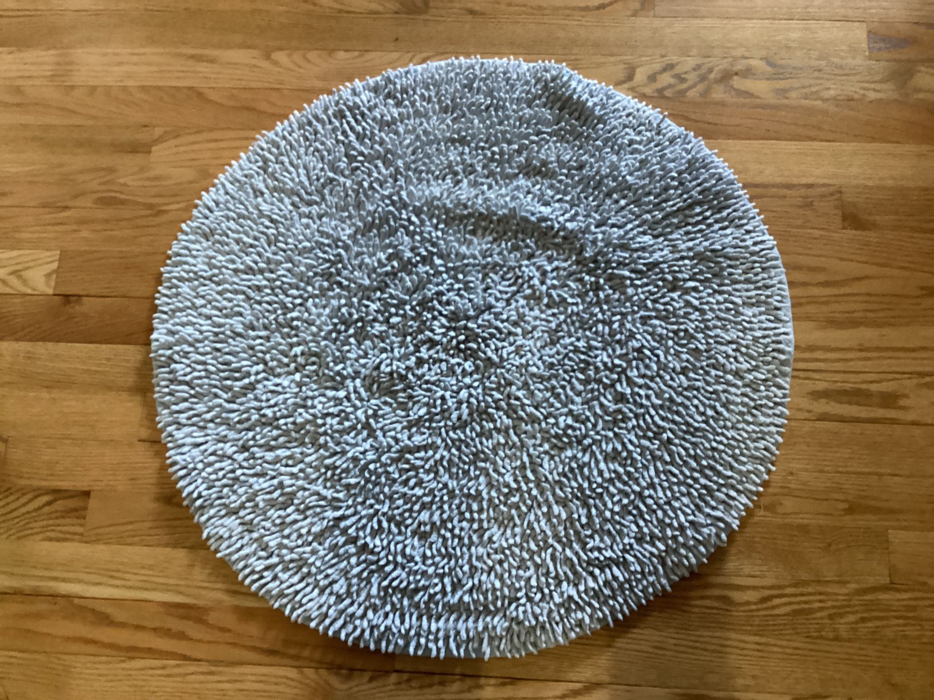 Floor Mat Rug Bathroom Mat Rug Round Right Blue - photo 5