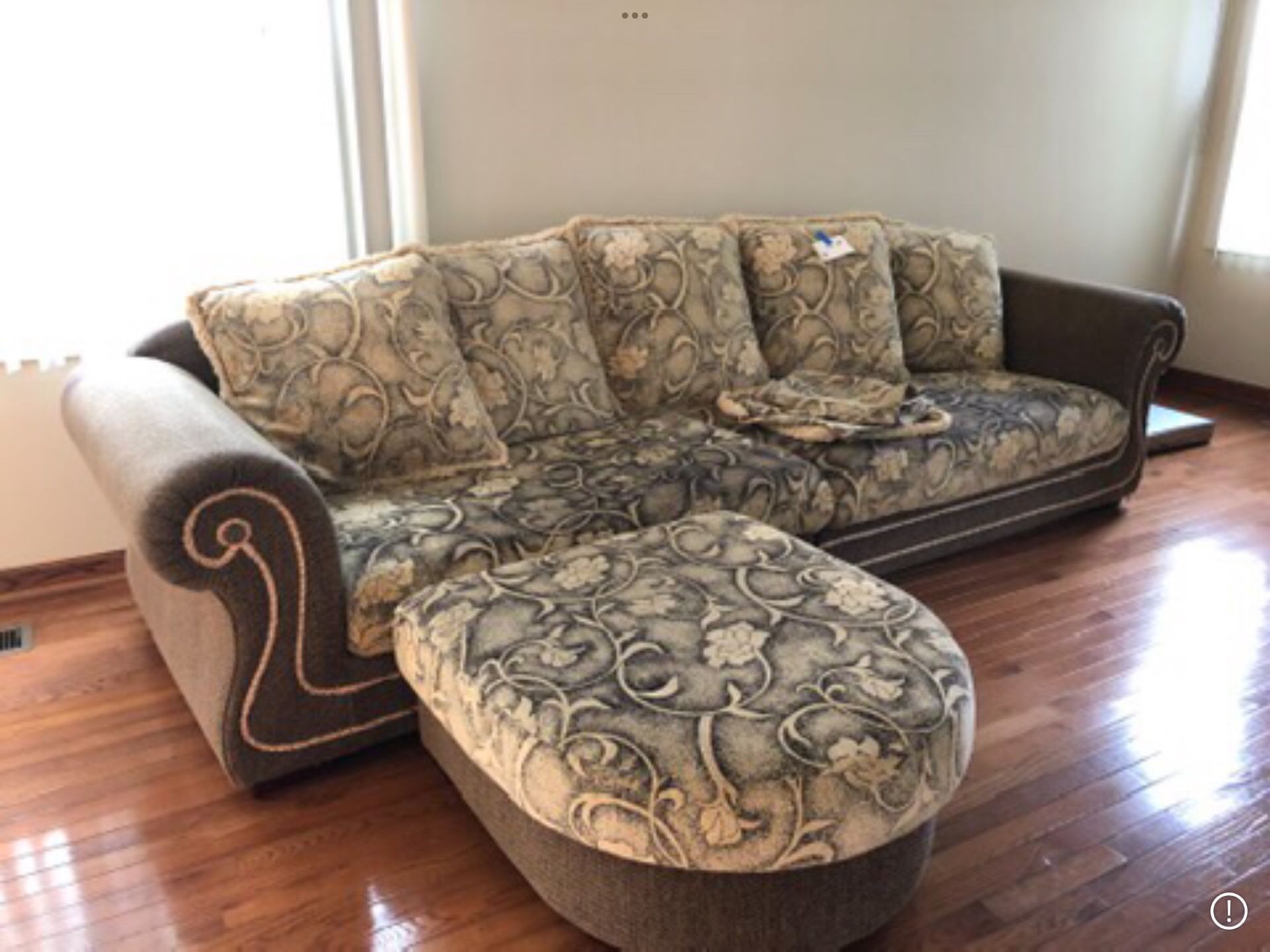 Sofa With Ottoman