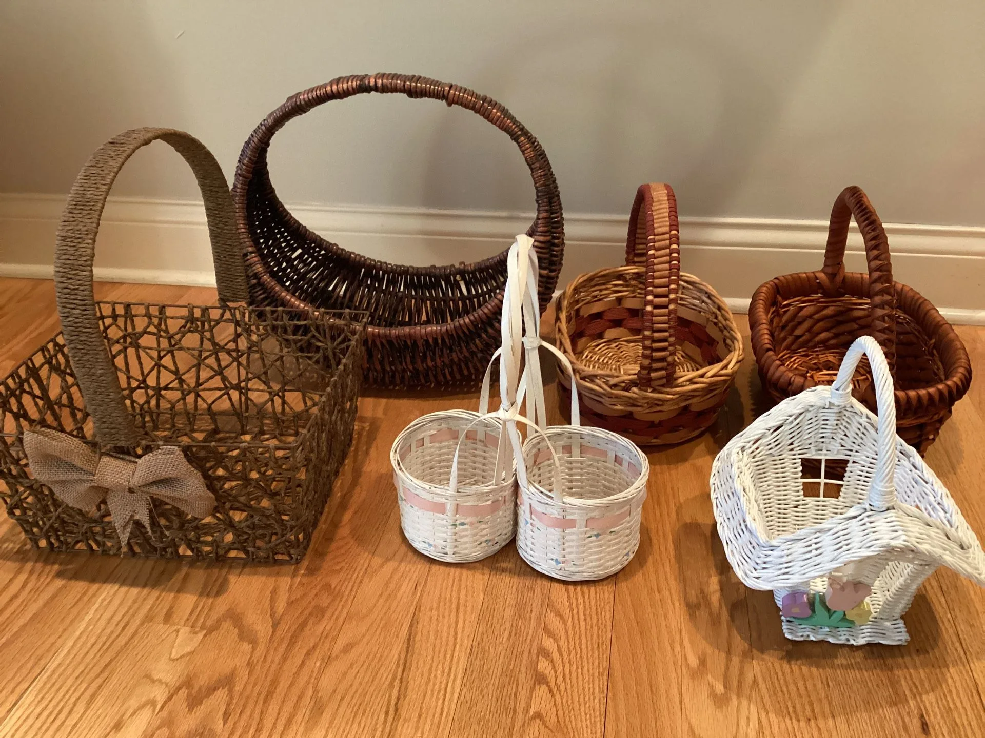 Wicker Basket Set Of 6 thumbnail