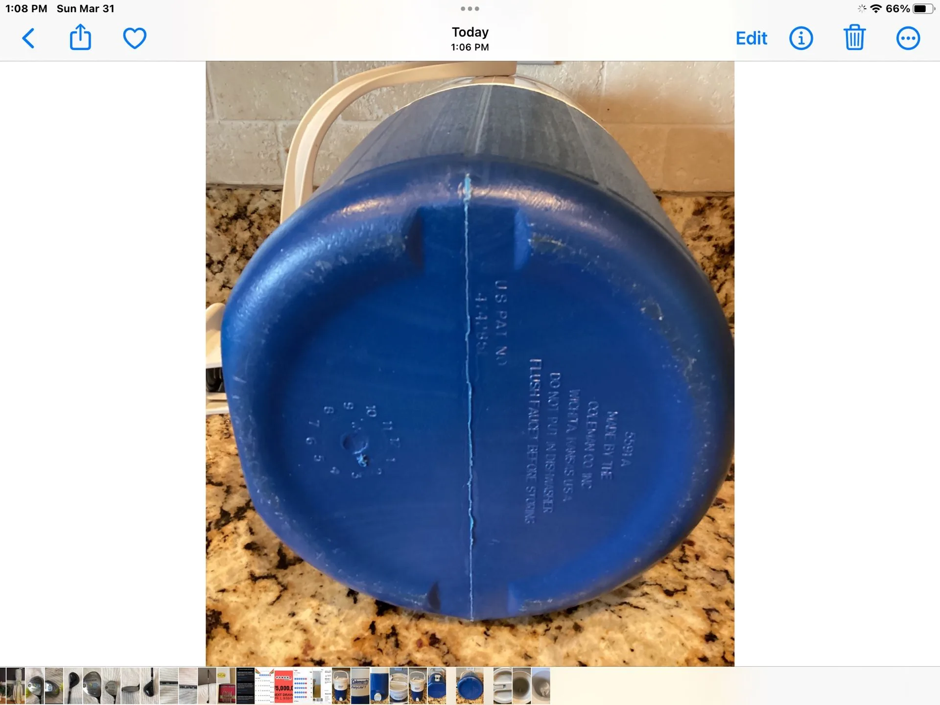 Coleman Polylite 1 Cooler Beverage Jug - 1 Gallon image indicator(9)