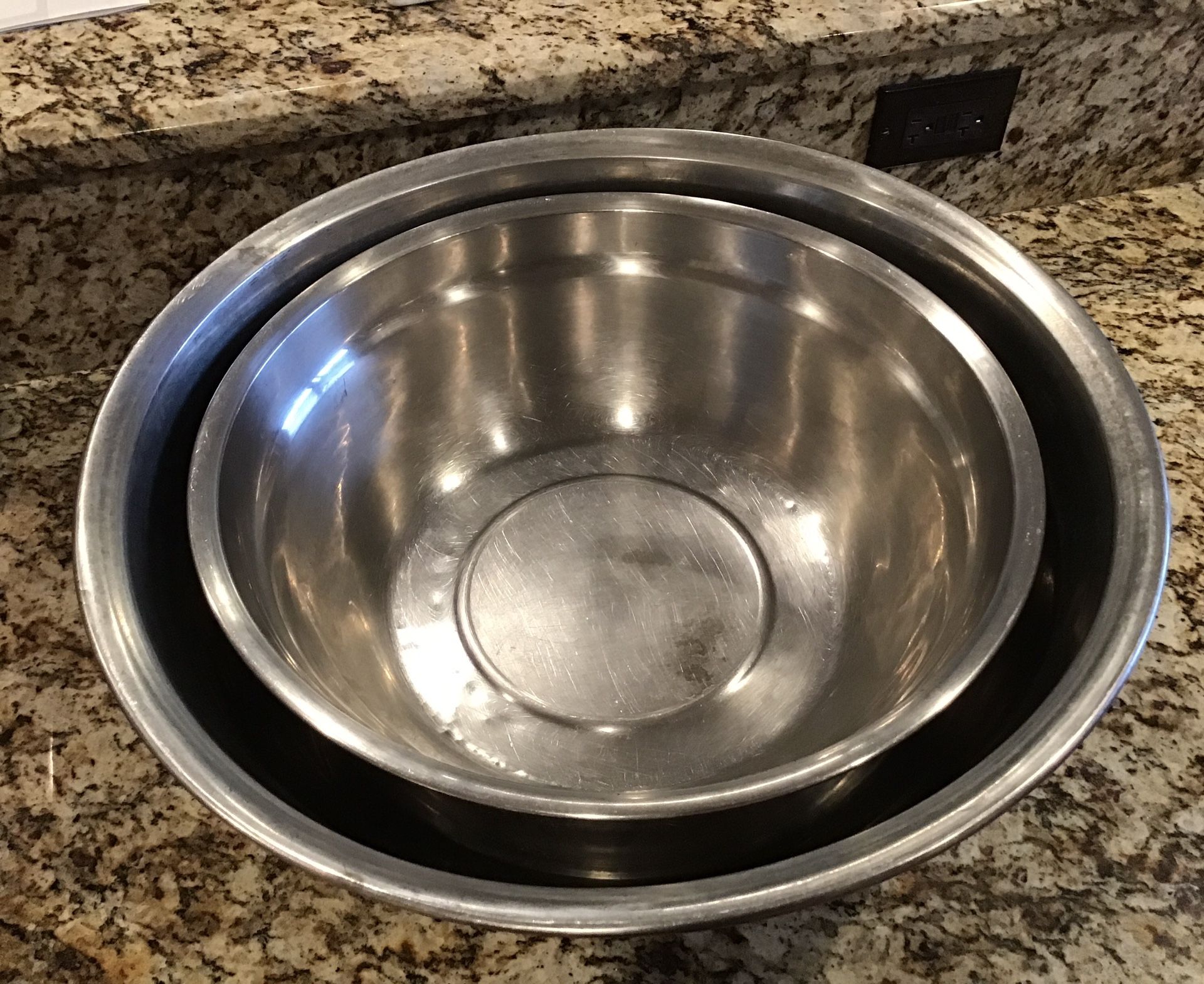 Stainless Steel Mixing Bowl All Purpose Large & Medium -21”and 1 - photo 2