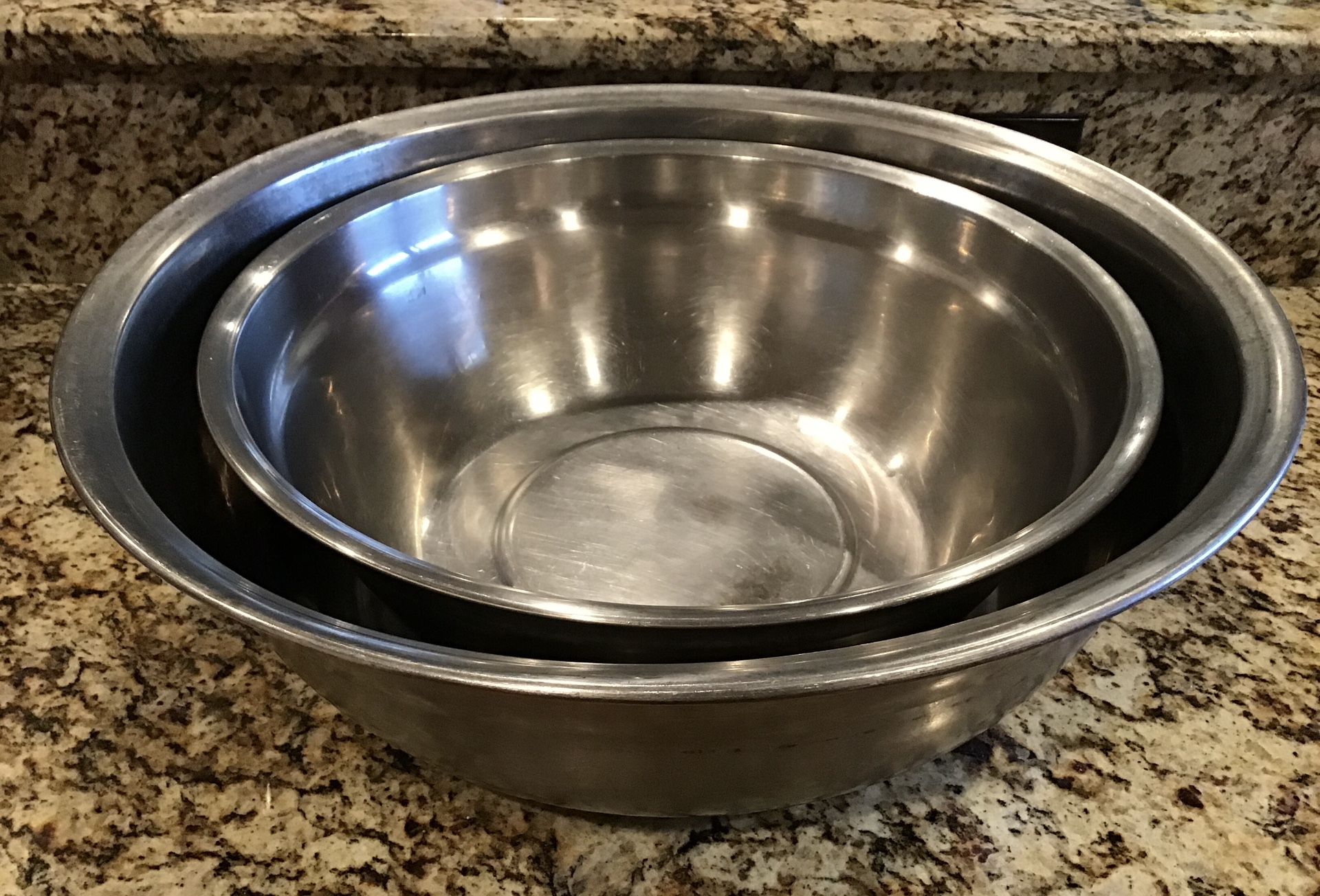 Stainless Steel Mixing Bowl All Purpose Large & Medium -21”and 1 - photo 5
