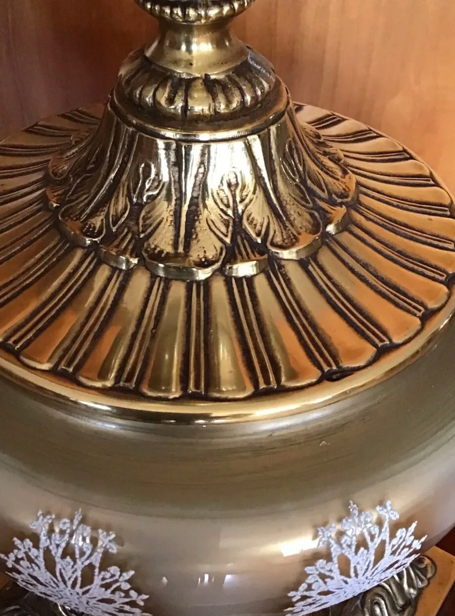 Antique Vintage Lamp Hollywood Regency image indicator(6)