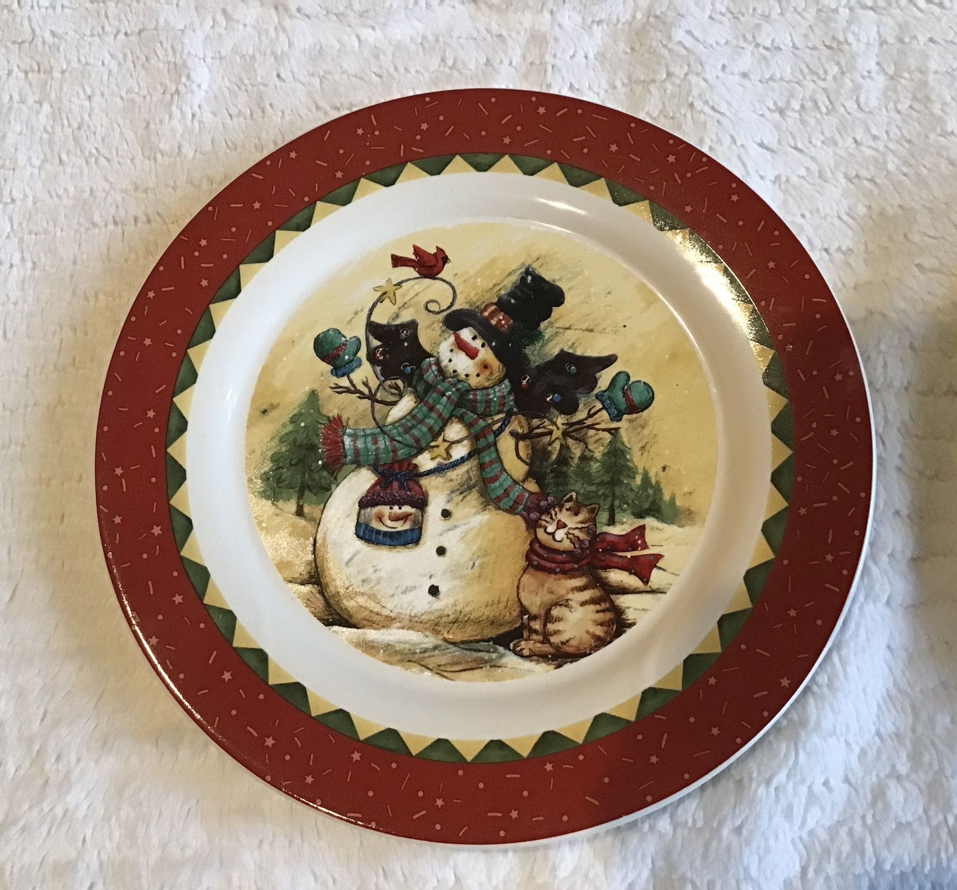 Two Tier Serving Party Plates With Metal Stand - photo 5