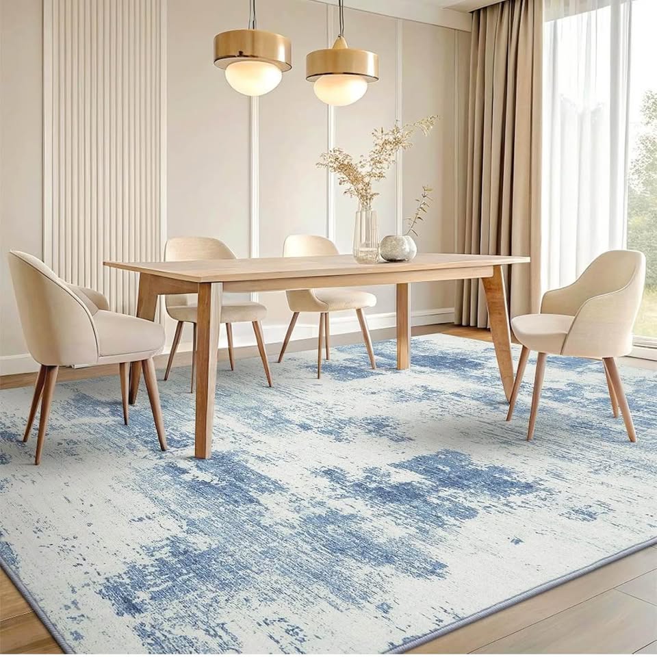 8x10 Modern Abstract Area Rugs Ivory - photo 3