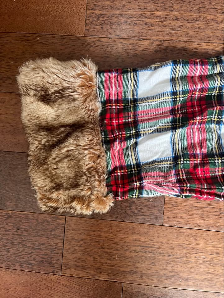 Patterned Fur Robe with Hood | Make me an offer - photo 5