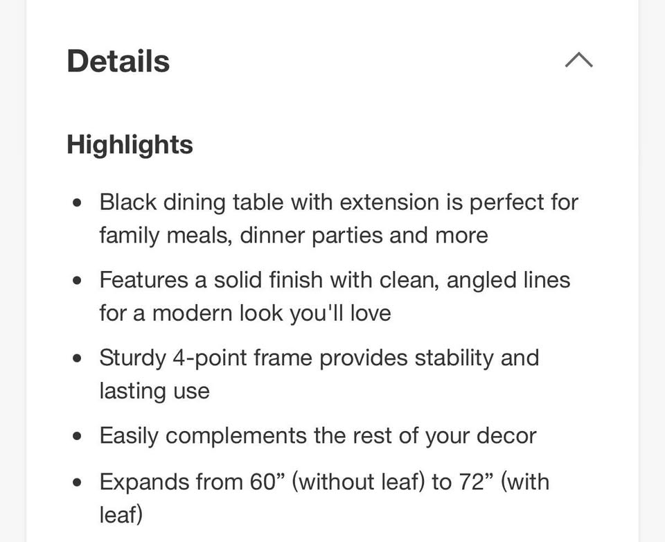 Bombelli modern dining table - black - photo 2