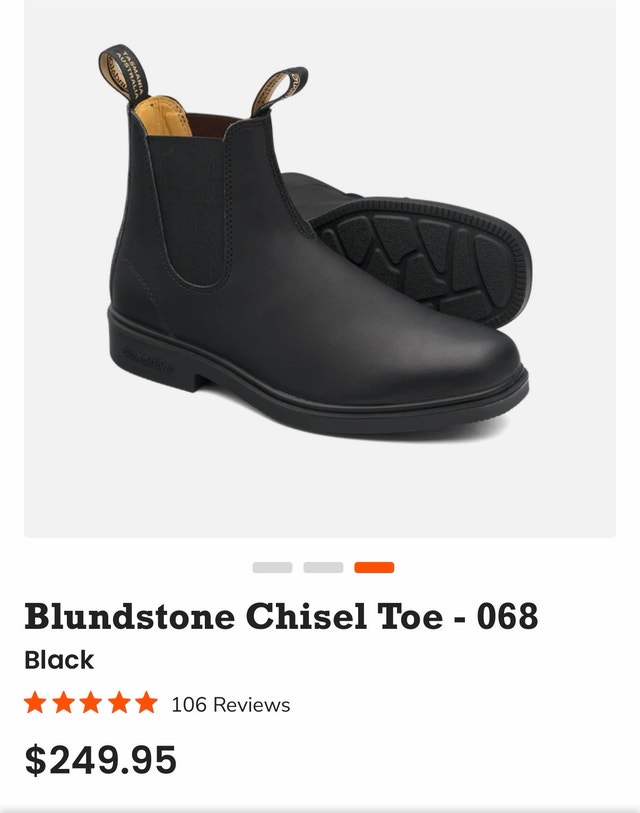 Brand New In Box Chisel Toe Blundstones - photo 3