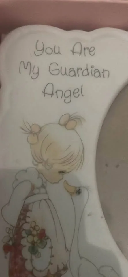Precious Moments Porcelain Photo Frame “You Are My Guardian Ange image indicator(2)