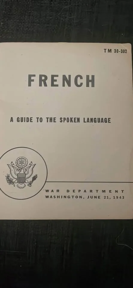 WW II French Language Guide - Made by “The War Department” image indicator(2)