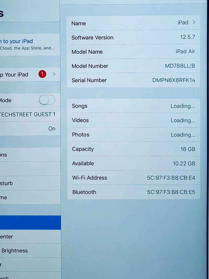 Apple iPad AIR 16GB 9.7” Fully Functional - photo 4
