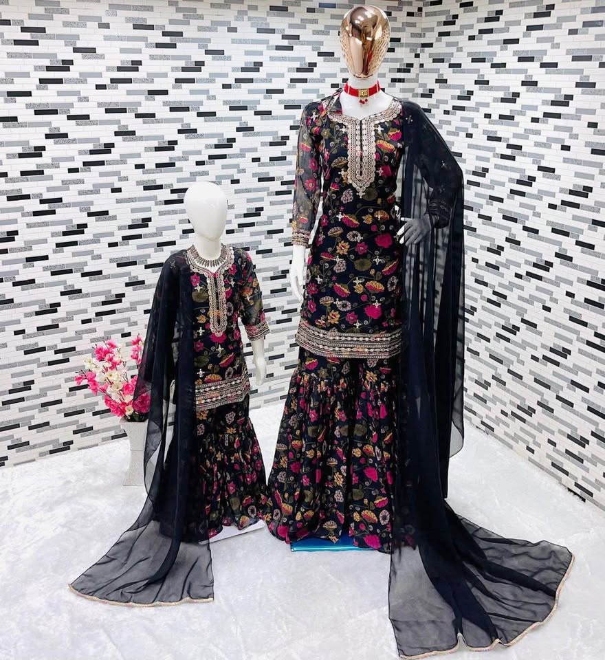 Mom & Daughter Floral Suit Set - photo 2