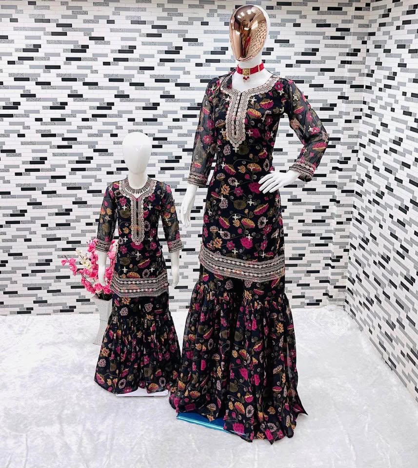 Mom & Daughter Floral Suit Set - photo 3
