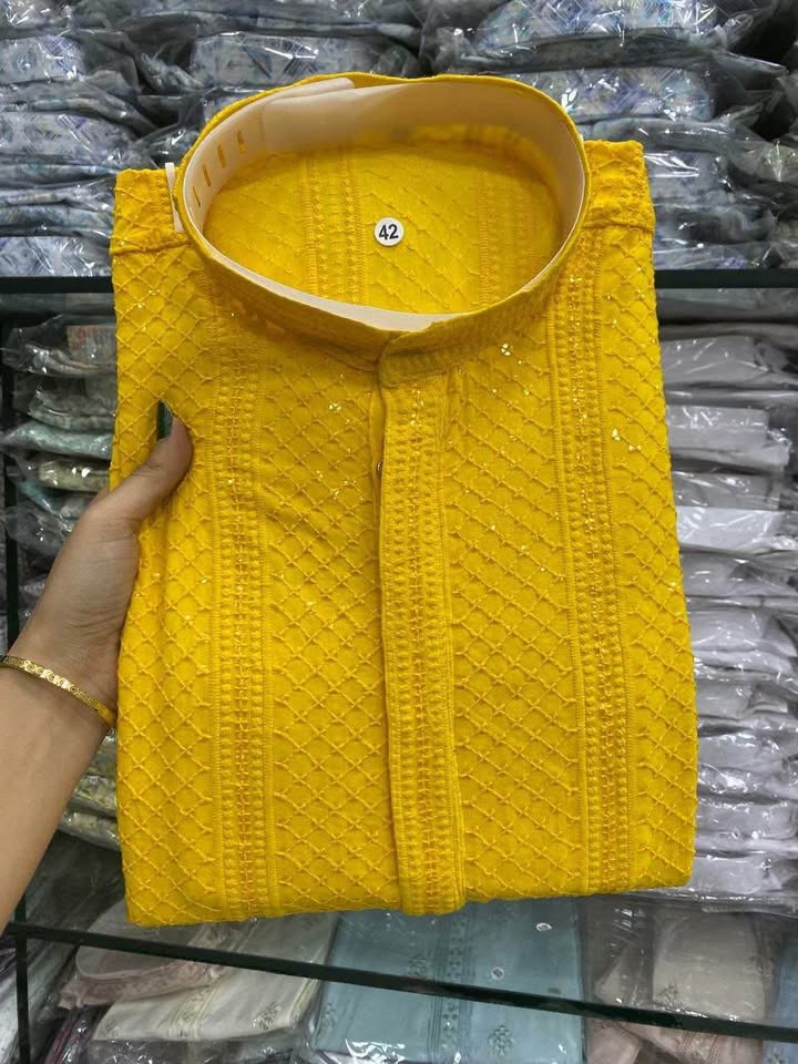 Partywear kurta pajamas - photo 4