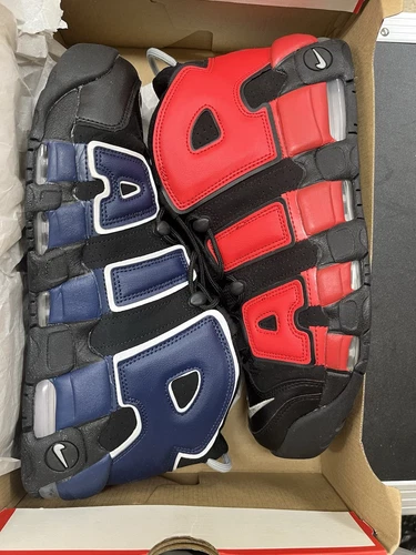 NIKE Air More Uptempo '96 Black/Red Size 12