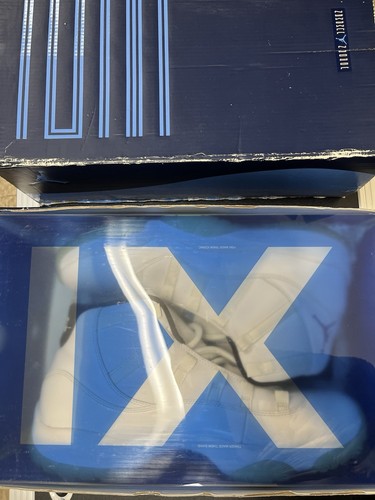 AIR JORDAN 11 RETRO WHITE/LEGEND BLUE-BLACK BLANC/CIEL-NOI - photo 3