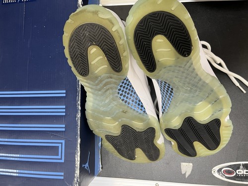 AIR JORDAN 11 RETRO WHITE/LEGEND BLUE-BLACK BLANC/CIEL-NOI - photo 4