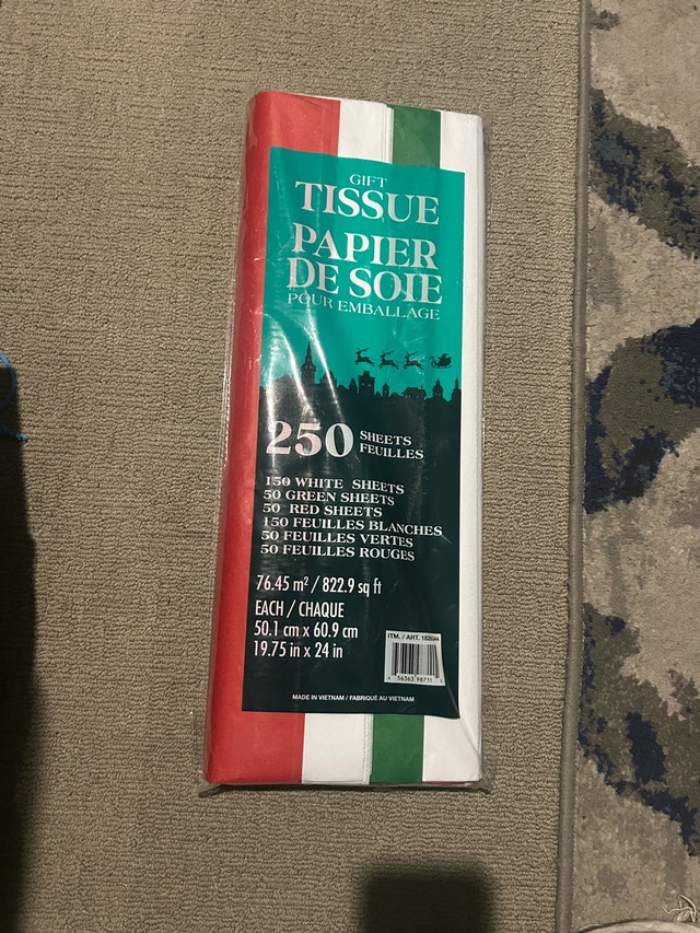 Brand New 250 Sheets of Gift Packaging Tissue - photo 3