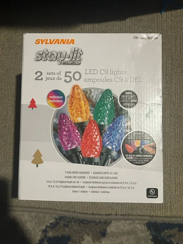 Sylvania Stay-Lit 50 LED C9 Lights image indicator(5)