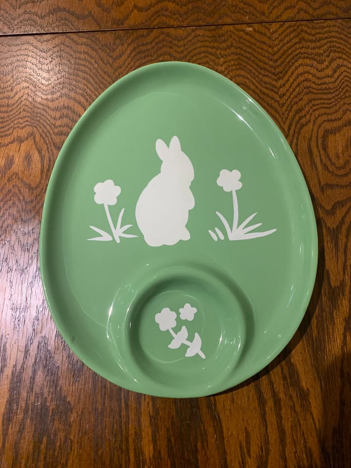 Easter Dip Plate Green - photo 2