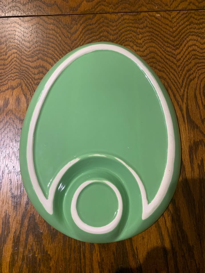 Easter Dip Plate Green - photo 3