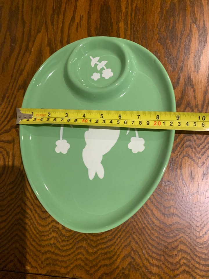 Easter Dip Plate Green - photo 5
