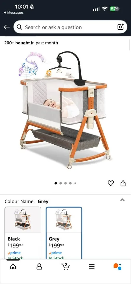 Bedside bassinet image indicator(5)