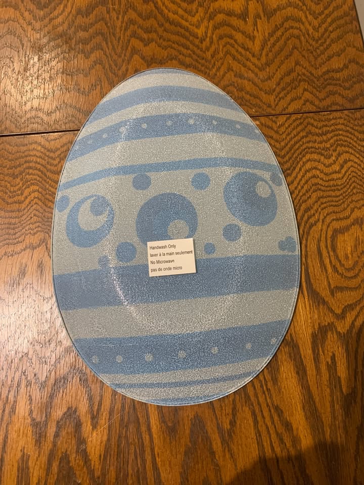 NEW - Easter Plate Blue - photo 3