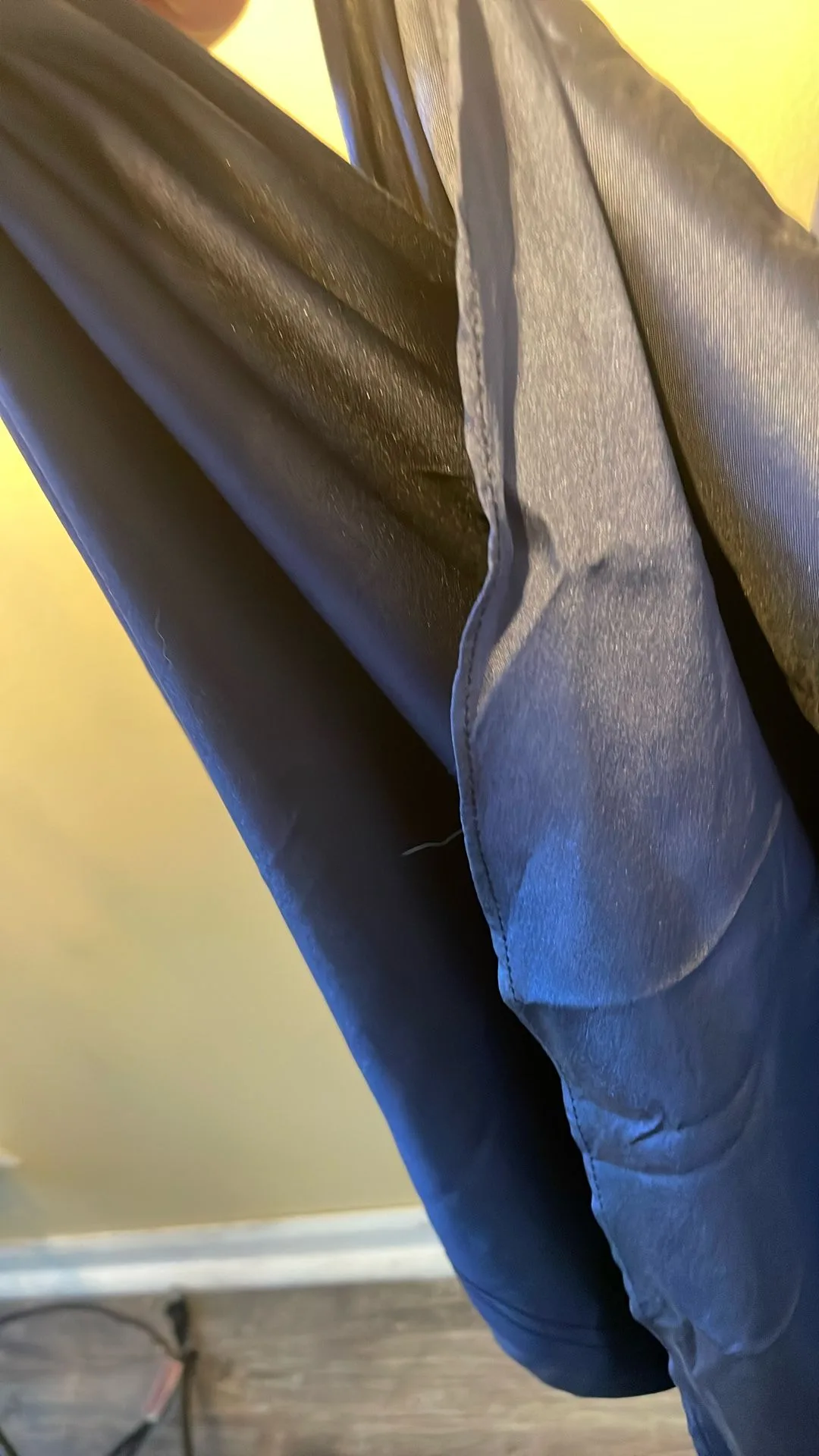 Adriana Papell Navy Beaded Tafita Gown size 2 image indicator(3)