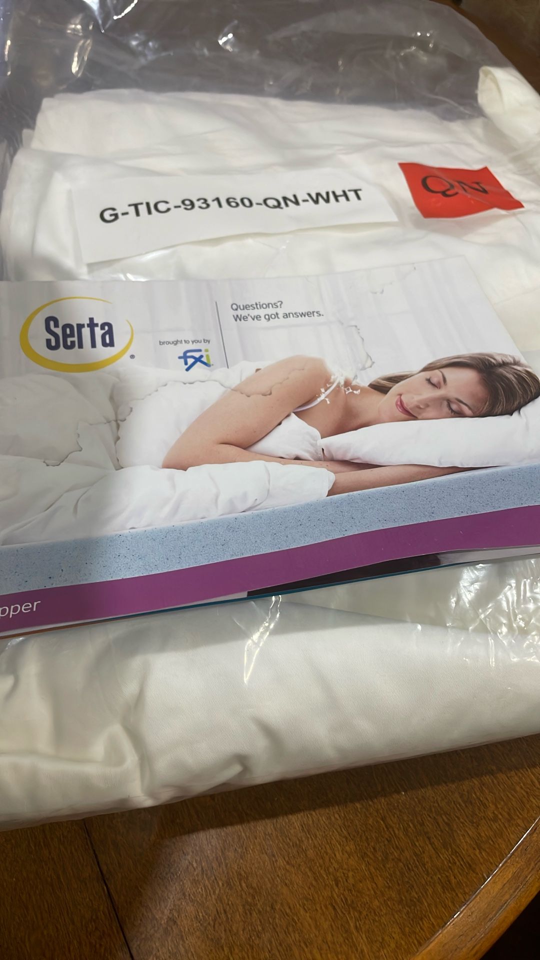 New 3” Serta Memory Foam Queen Matress Topper - photo 3