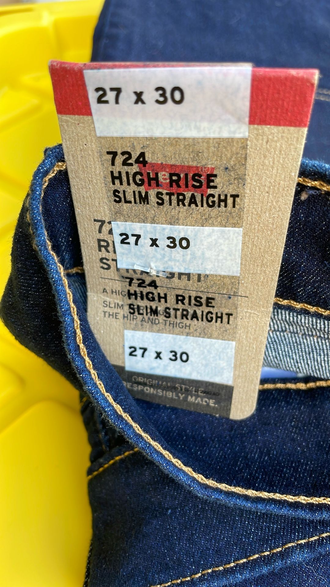 Levi’s Strauss 27X30 Navy Jeans - photo 4
