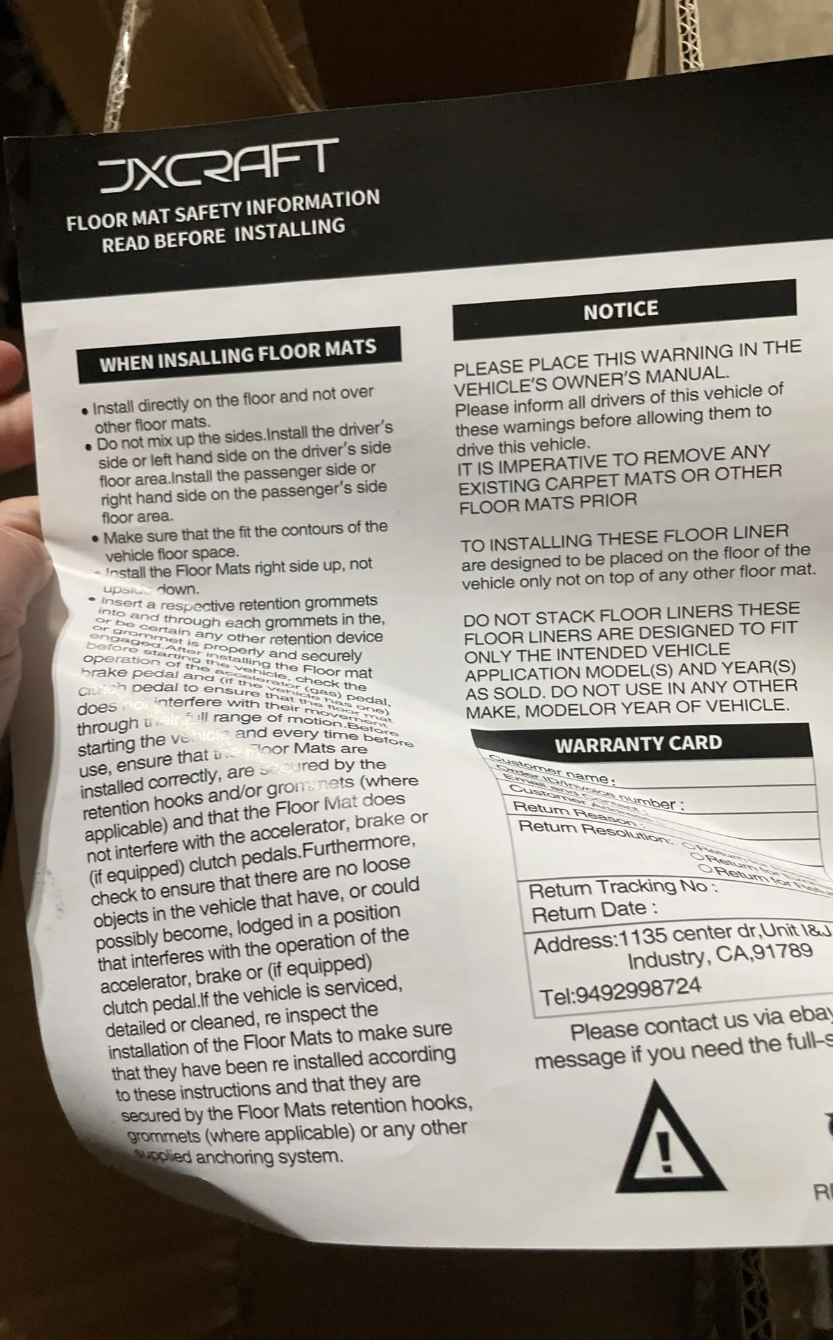 New In box AOM Hyundai loniq 5 Floor Mats & Cargo Matt image indicator(2)