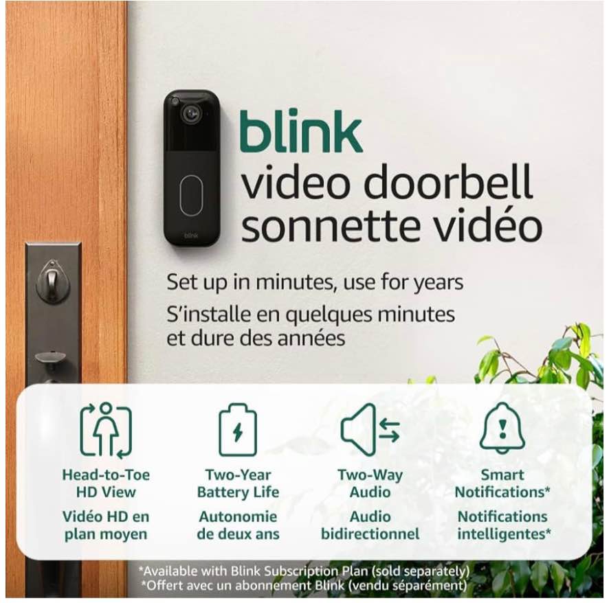 New and sealed Blink video doorbell and outdoor 4 security camer - photo 2
