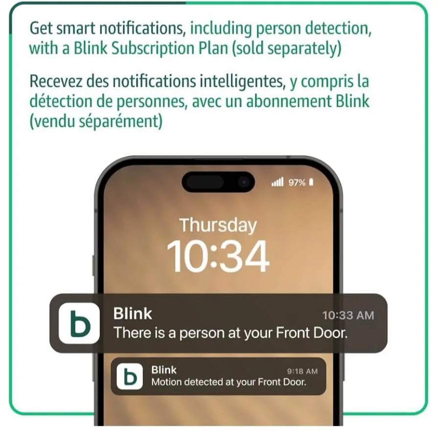 New and sealed Blink video doorbell and outdoor 4 security camer image indicator(6)