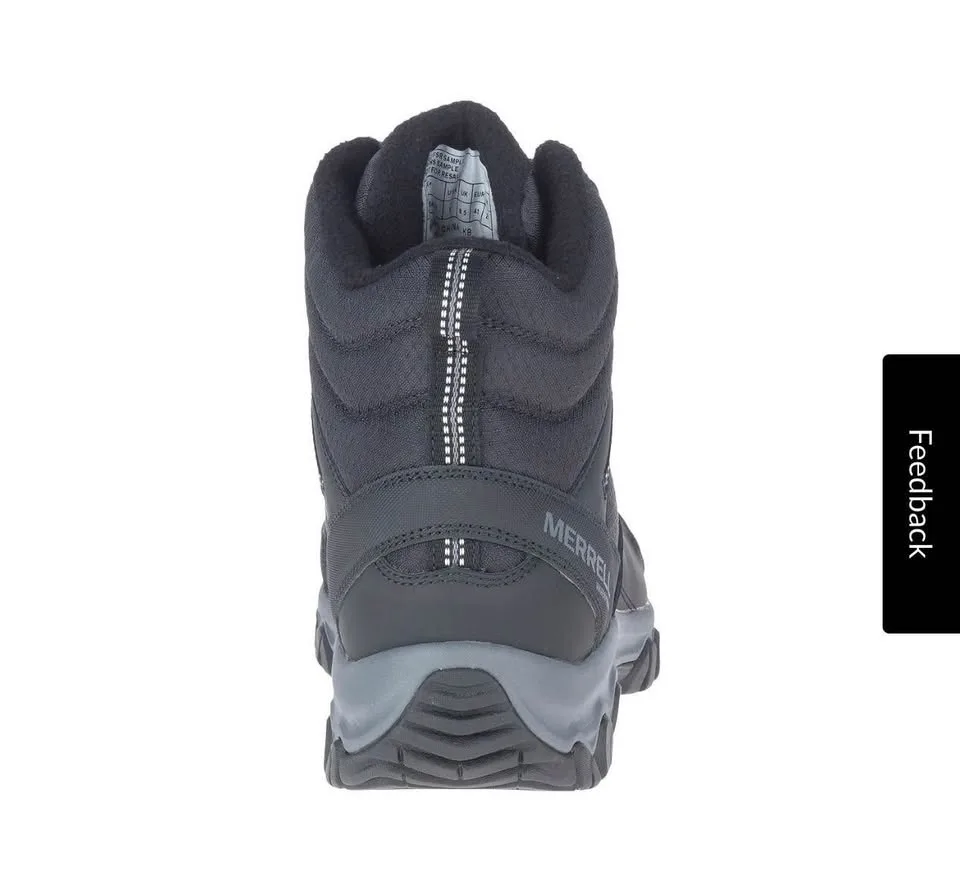 Merrell Thermo Akita Mid WP Winter Boots - Black - US 10.5 image indicator(4)