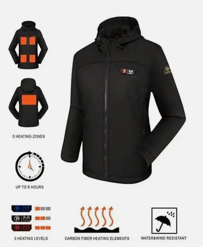 New Ptahdus Women’s MEDIUM Heated Jacket w/ Hand Warmer image indicator(6)