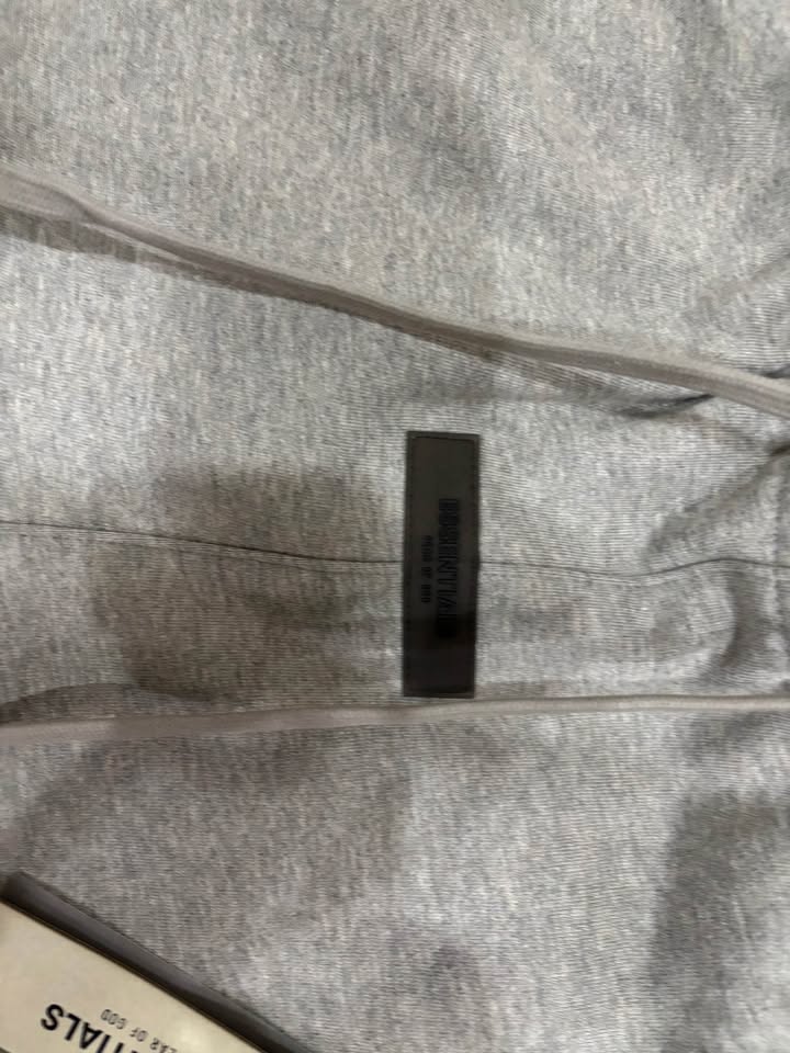 Cuffed Dark Oatmeal Essentials Pants (Small Size) - photo 3