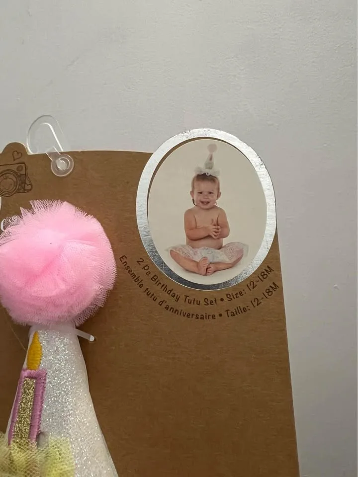 2 pc baby girl birthday tutu set image indicator(3)