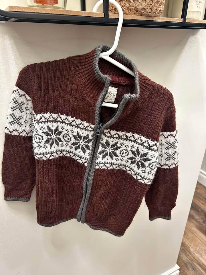 Boys Sweater (Roots) - Size 2T