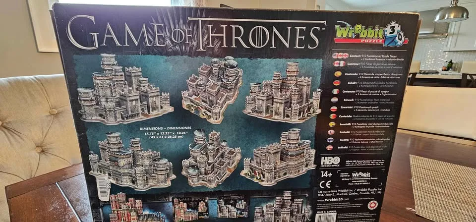 3d puzzles Game of Thones Casle 900 pieces image indicator(2)