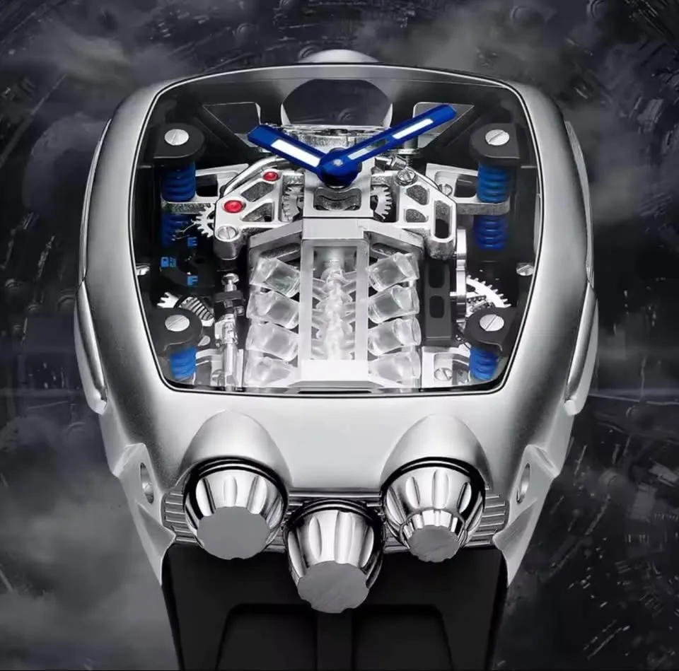 Pindu Design "Engine" Automatic Watch - Seiko NH35 image indicator(4)