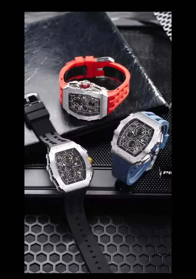 TSAR BOMBA TB8204 Luxury Chronograph Watch image indicator(2)